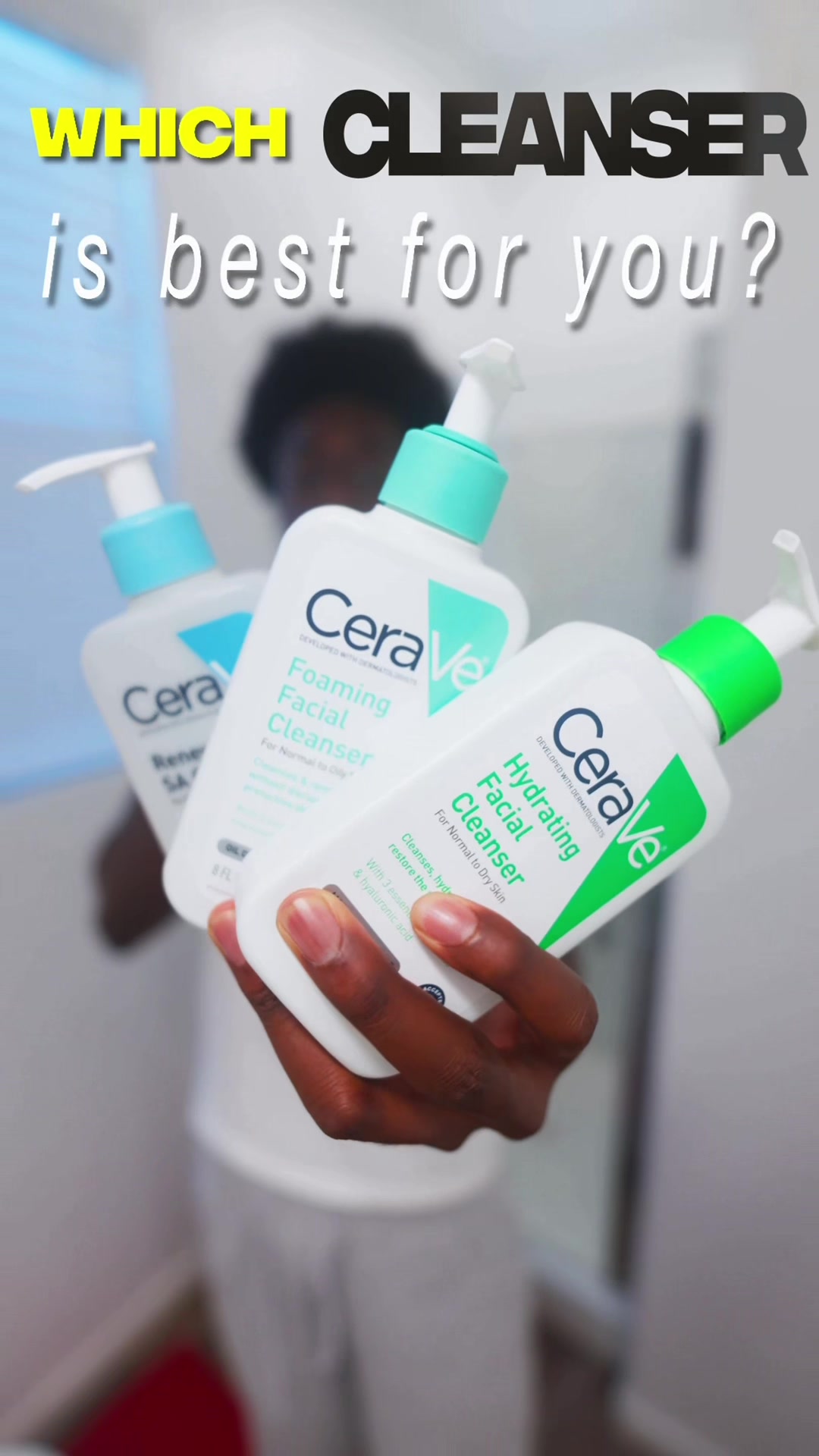 Which cleanser is best for you? SkinCare NOT ScareCare Ep.2❗️#fyp #skincare #hygiene #hygieneproducts #darkskinprince...
