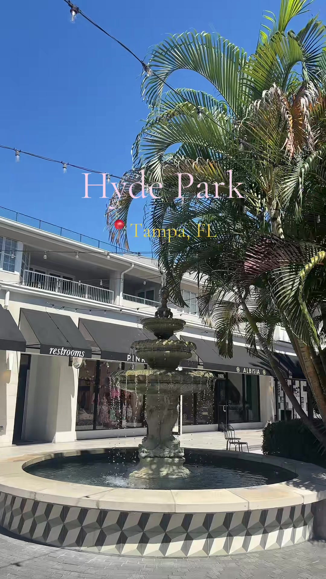 🍸🛍️ #tampabay #hydepark #tampafl #shoppingintampa #thingstodointampa