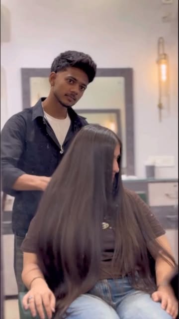 HAIR TRANSFORMATION 👍 #hairsmoothingtreatment #hairtransformation ##hairsmoothing #treanding