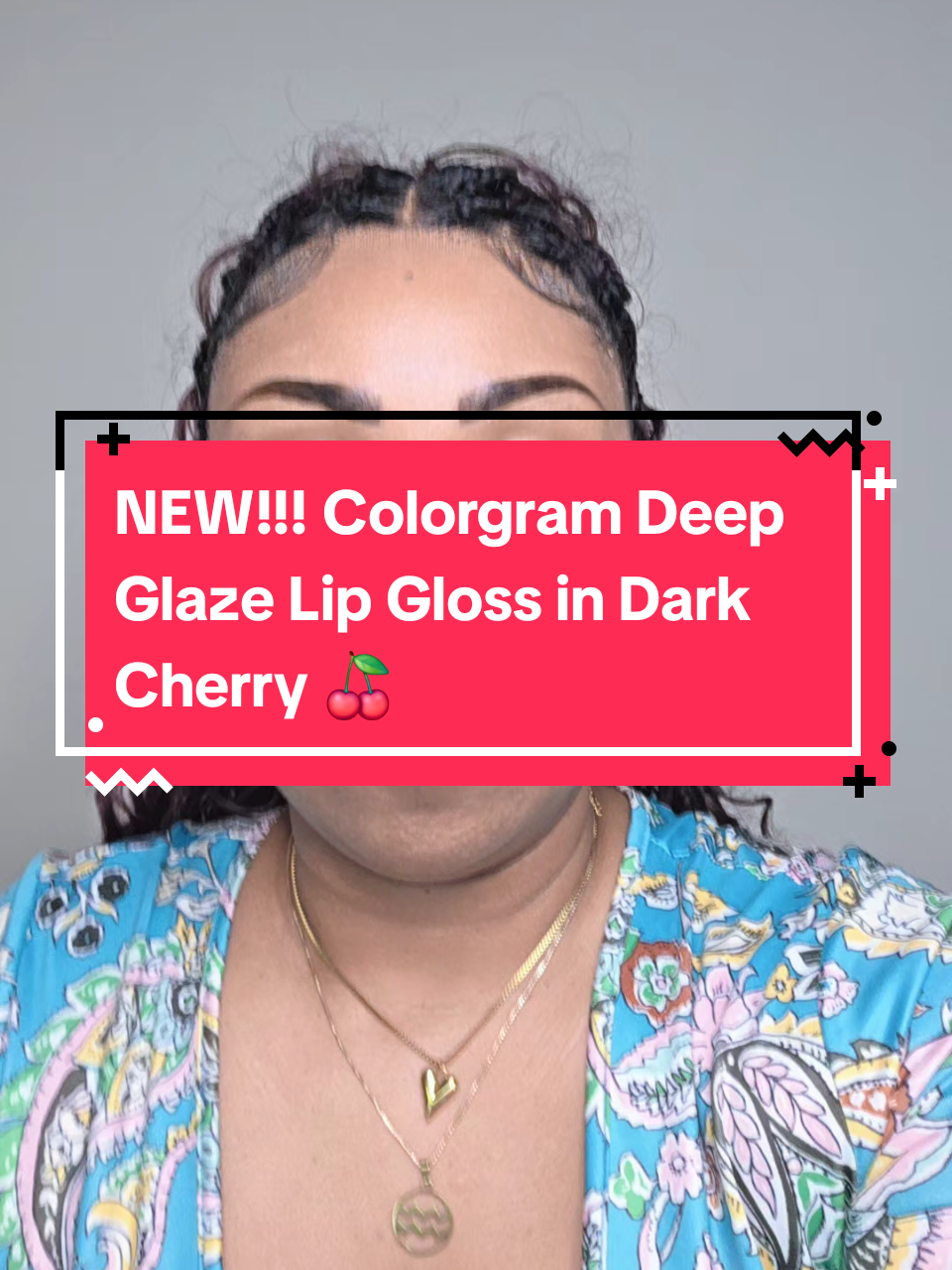 Dressing up my [NEW] COLORGRAM DEEP GLAZE LIP GLOSS in Dark Cherry by @Colorgram US #summerwins #dealsforyoudays #tik...
