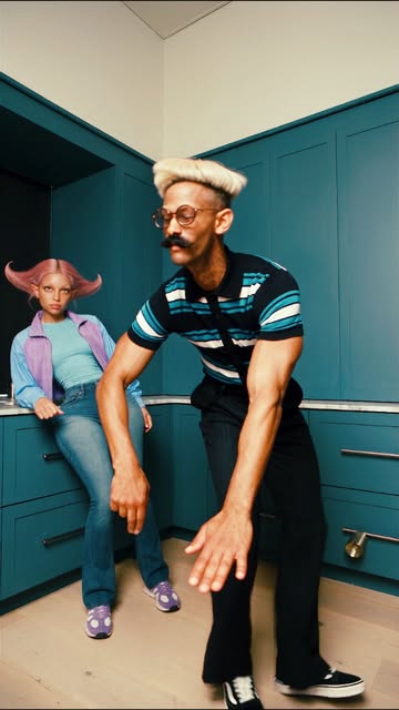 Sterling Stacks vs. Lola Loops Sterling thought he owned the dance floor. Lola had other plans. 😭 One teal kitchen....