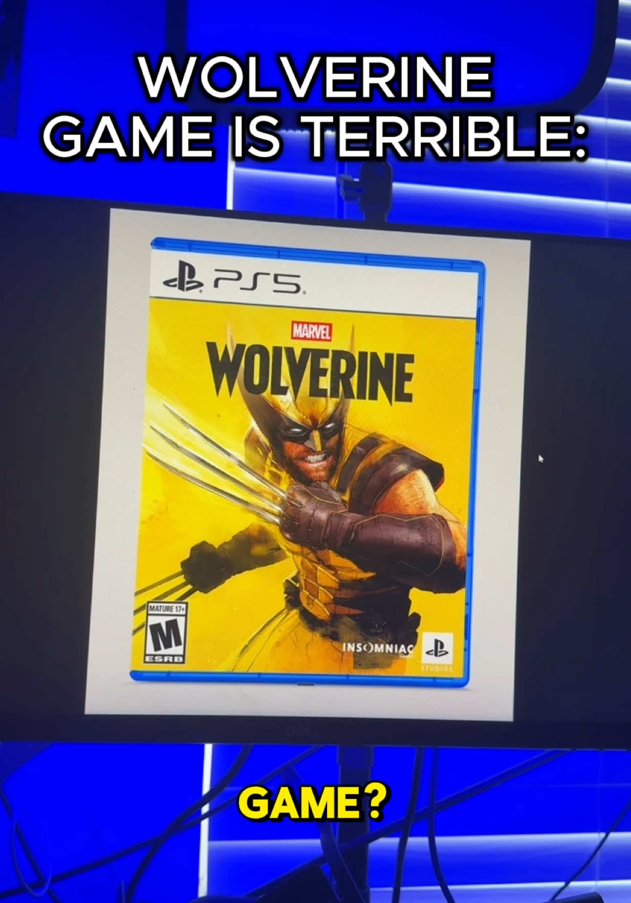 new wolverine game is bad 🫩💔#wolverine #ps5 #wolverinegame #whattoplay #gamingontiktok