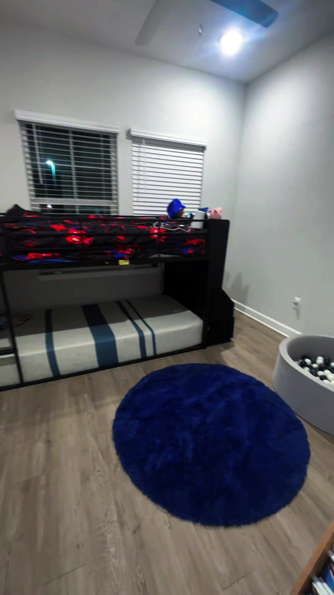 if you have small kiddos this is a low bunk bed. RUN don’t walk this bed is such a good deal my son loves it 🥺🫶🏼