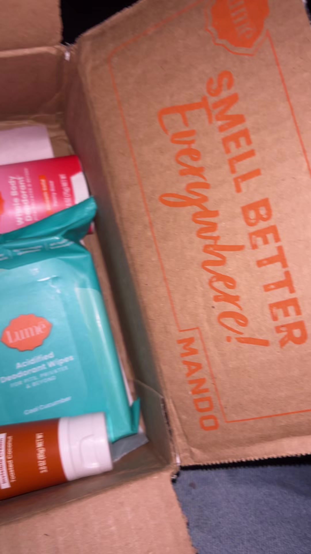 thank you for the package, my favorite company to get deodorant essentials from by far. #lumedeodorant #fyp #wfhmom