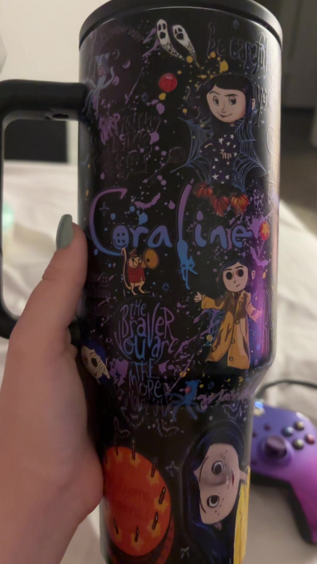 coraline lovers this cup is a must have & it’s on saleee😍😍