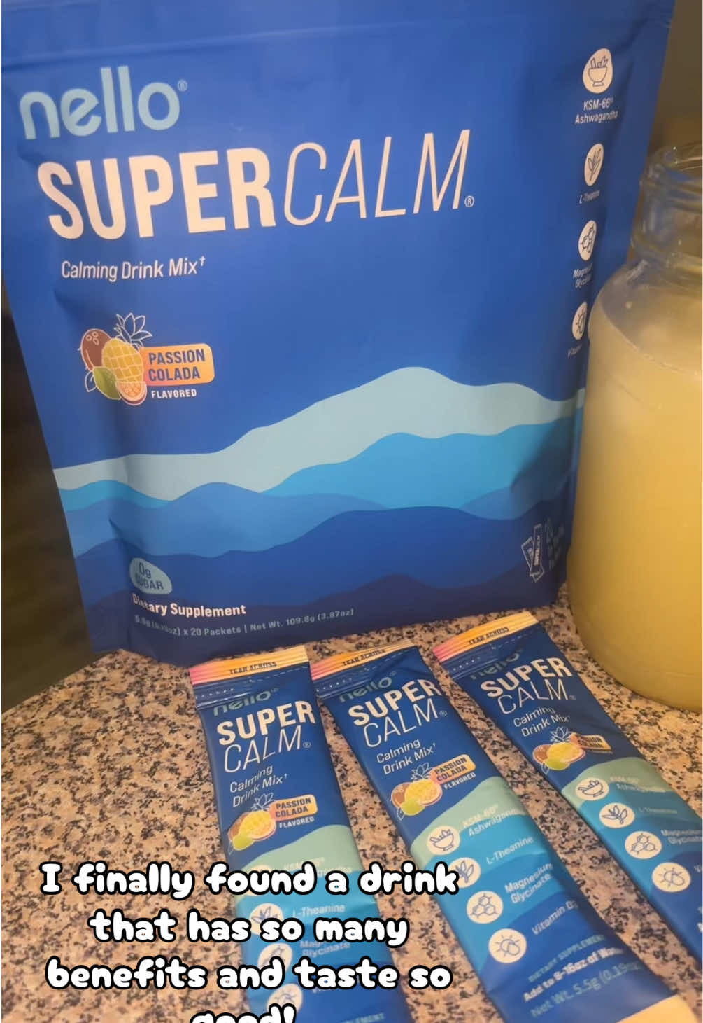 I will be drinking this every day 🙂 #nellosupercalm #fyp
