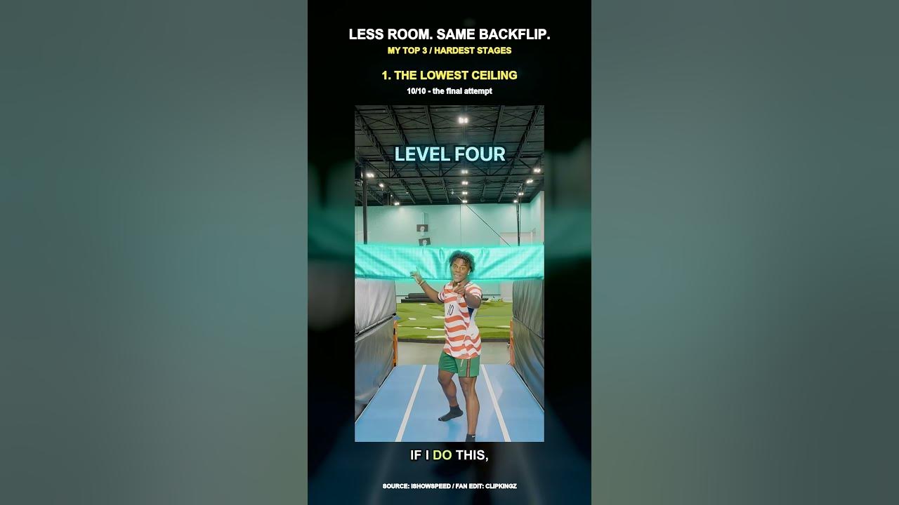 Ranking Speed's Backflips as the Ceiling Gets Lower #Shorts The ceiling gets lower. My top three stages from Speed's...
