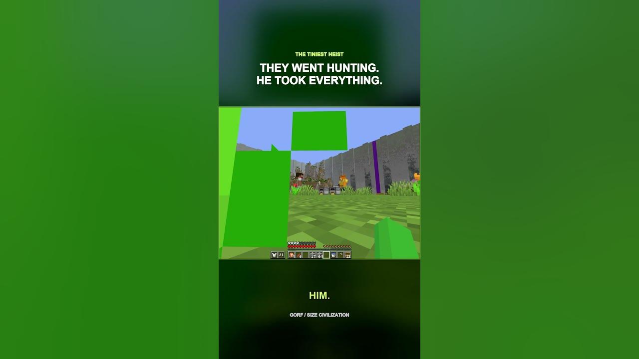 They Hunted Tiny Players... He Stole Their Iron #Minecraft #Shorts They went hunting. He took their iron. Original fo...