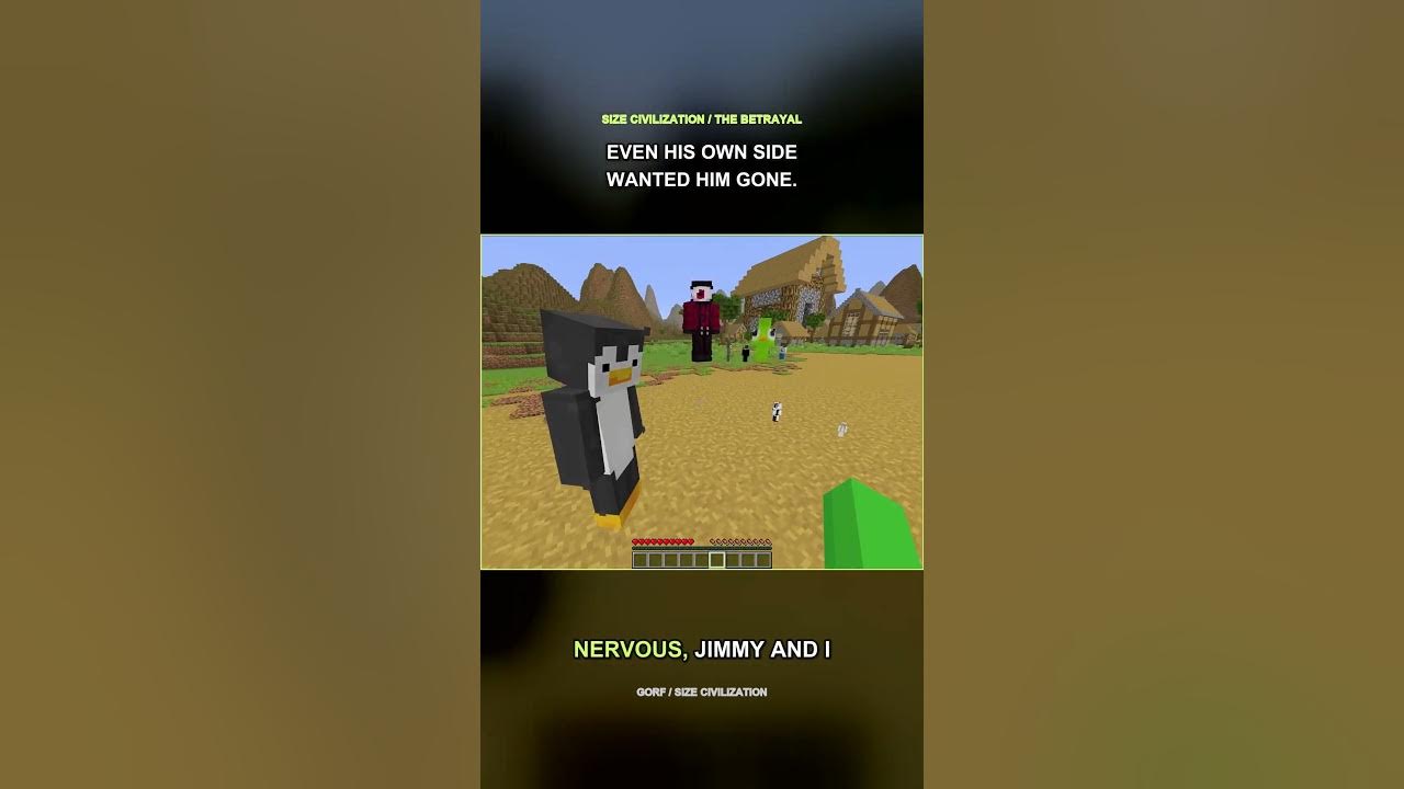 He Got Bigger. His Own Team Turned on Him #Minecraft #Shorts He grew to defend himself. His own side called him a tra...