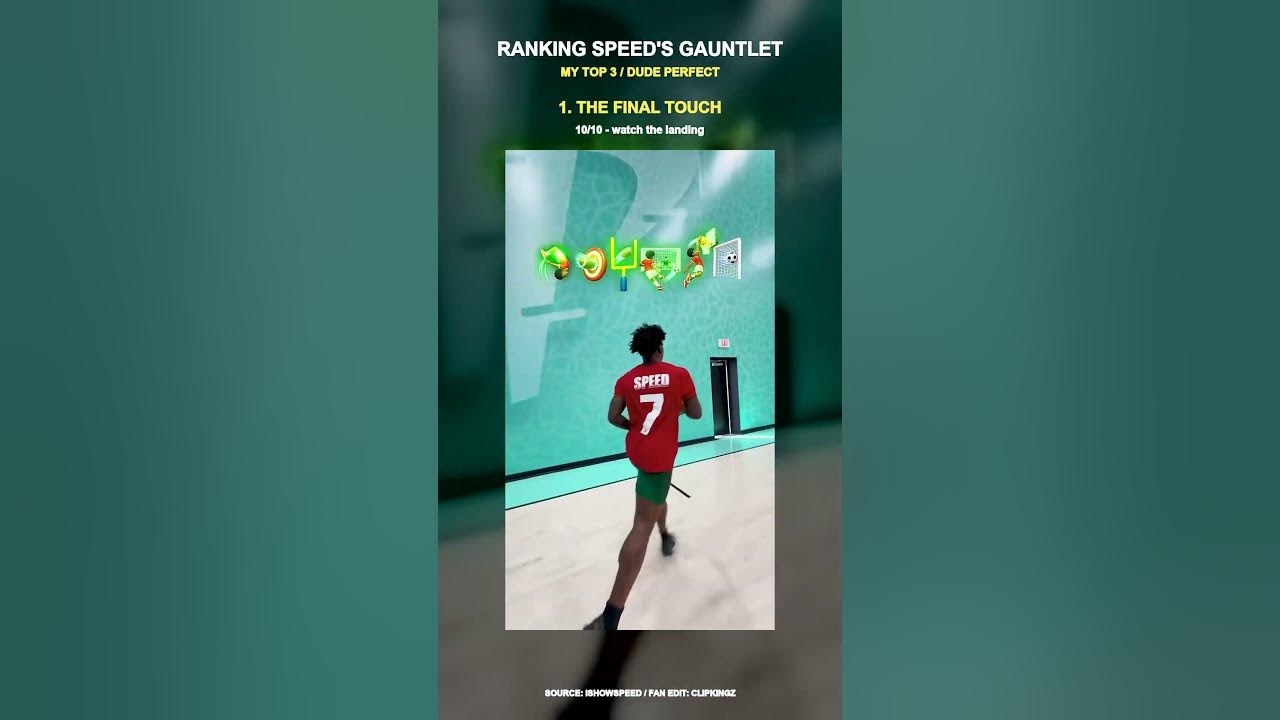 Ranking Speed's Dude Perfect Gauntlet - That Final Touch #Shorts My top 3 moments from Speed's Dude Perfect gauntlet:...