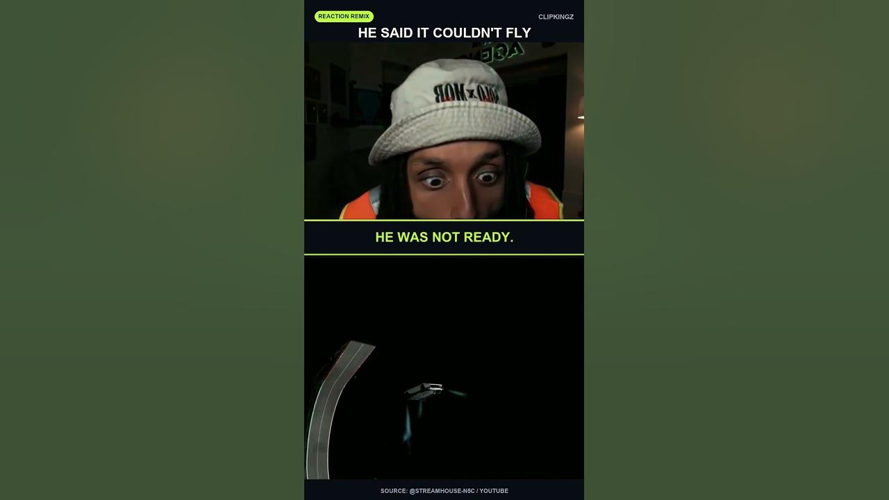 He Said It Couldn’t Fly… Then THIS Happened 💀 #Shorts He was confident… until the launch. Watch his face 💀 Reaction...