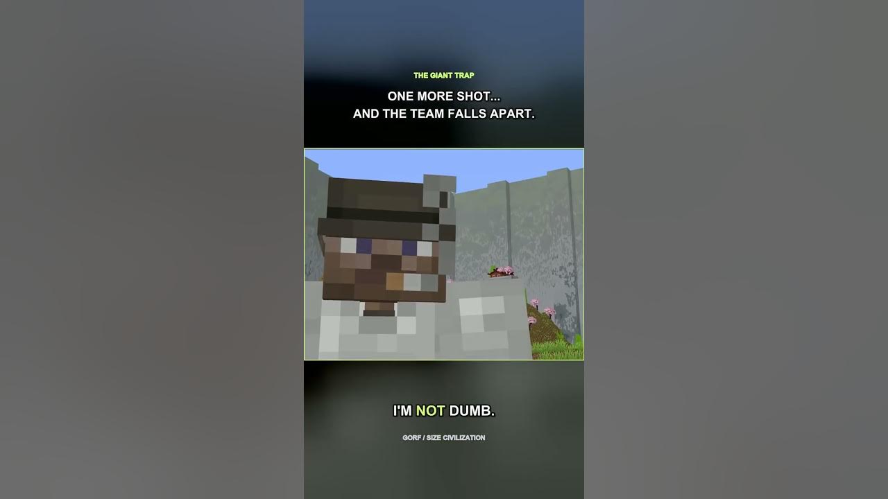 Too Small to Fight Giants... So He Tricked Them #Minecraft #Shorts He could not win a fair fight. So he made the gian...