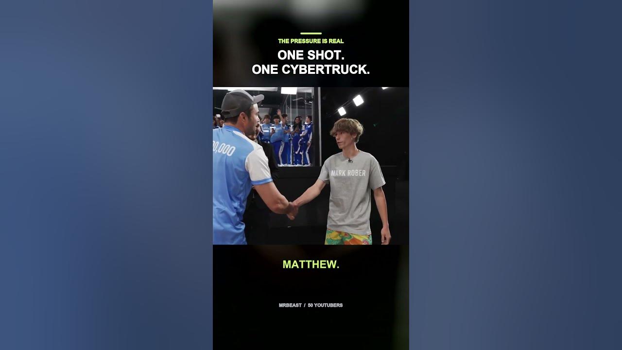 Mark Rober Had ONE Shot to Win His Fan a Cybertruck 😭 One shot. A Cybertruck on the line. Every YouTuber watching. T...