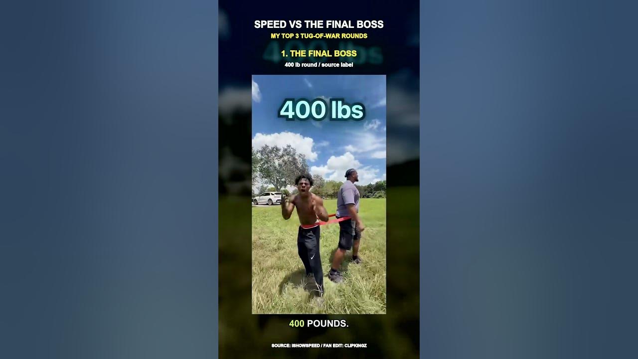 Ranking Speed's Tug-of-War Rounds - The Final Boss #Shorts Three escalating tug-of-war rounds, ranked by challenge. T...