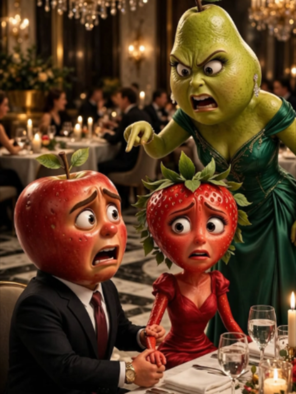 Caught RED handed 🍎😳 Bro thought he was sneaking around until Olivia pulled out the receipts 📱💀 Who do you think...