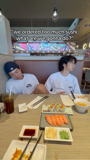 we all got that one friend right? 😭🙏 #explorepage #relatable #friends #sushi #allyoucaneat