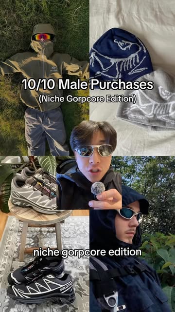 these will make you a serious hiker 😤 #explorepage #hiking #gorpcore #arcteryx #larp
