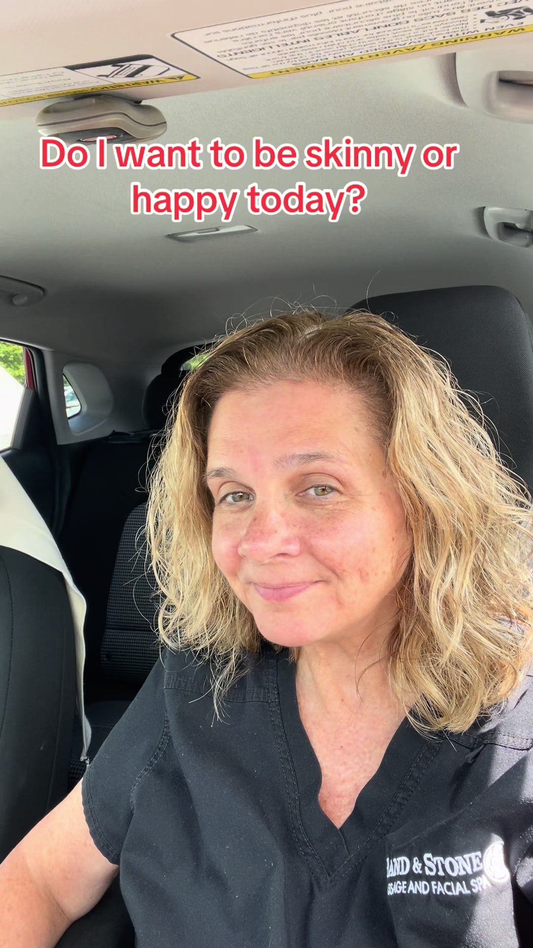 Do I want to be skinny or happy today?