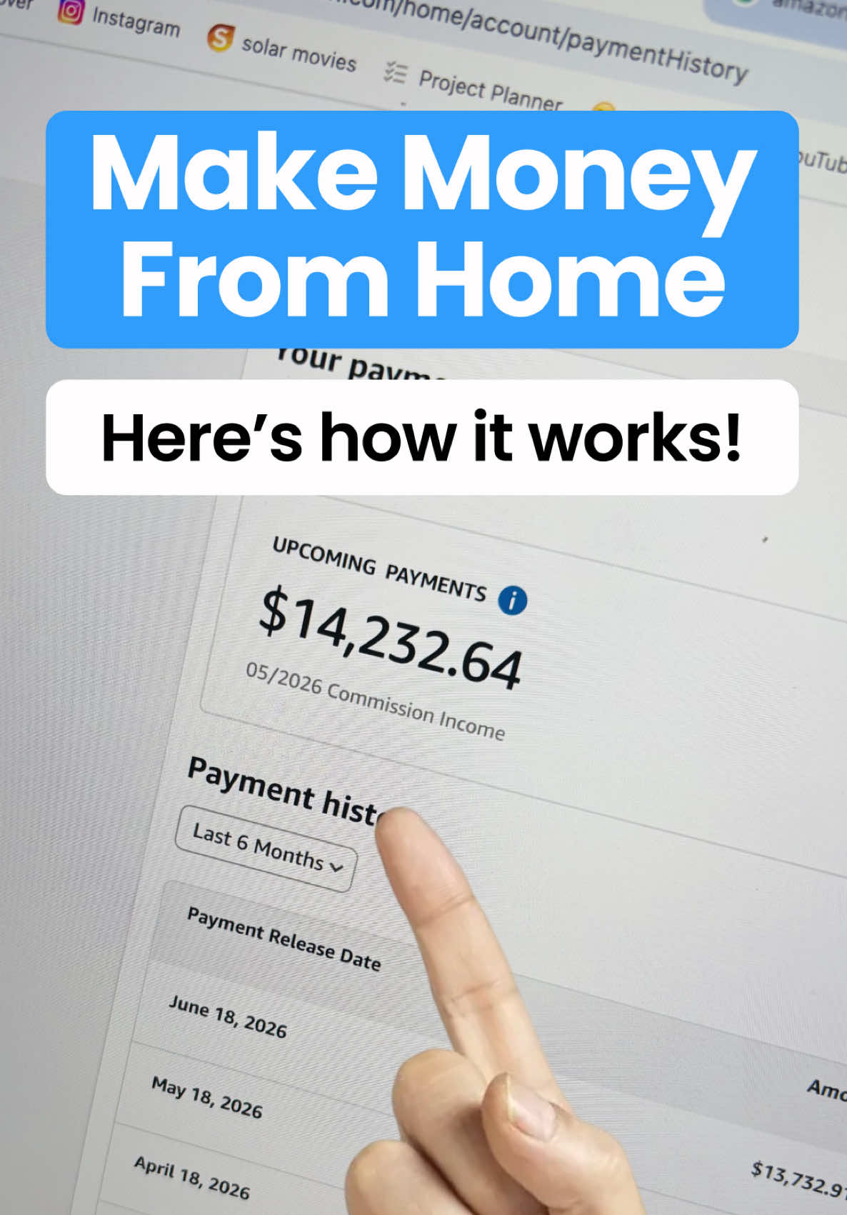 Make money from home tutorial. Beginner friendly. #makemoneyfromhome #makemoneyonline #amazonassociate #pinterestseo