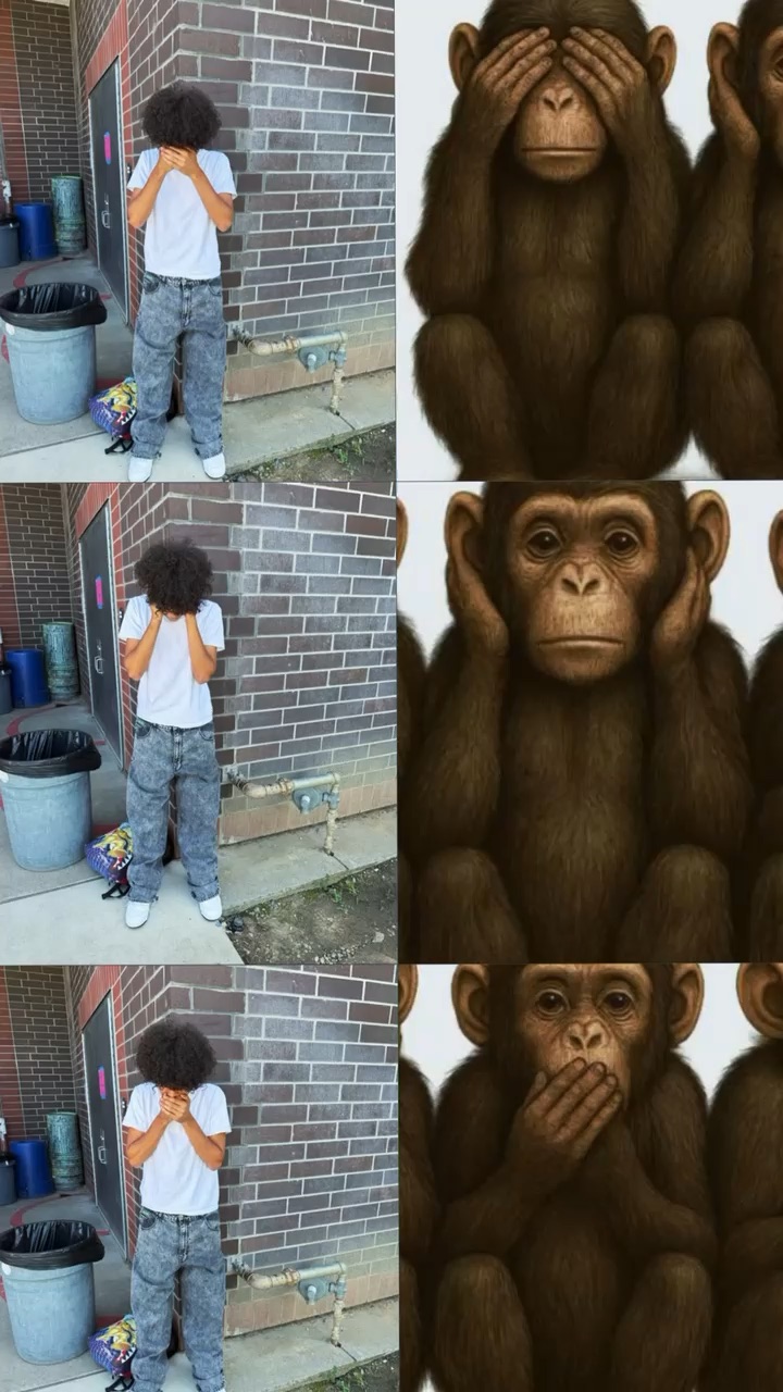 Three wise monkeys