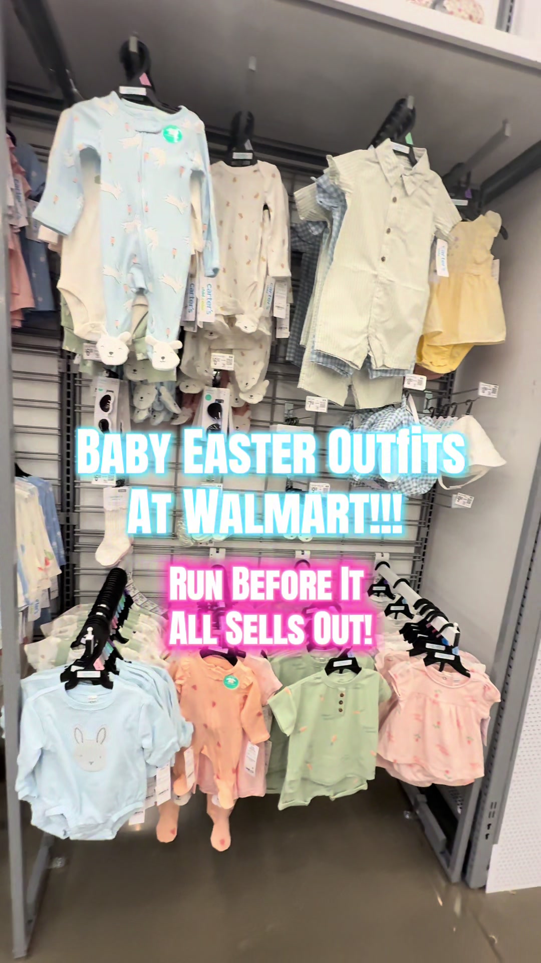Run don't walk to your Walmart and get your Littles the cutest Easter outfits! Seriously don't sleep on your Walmarts...