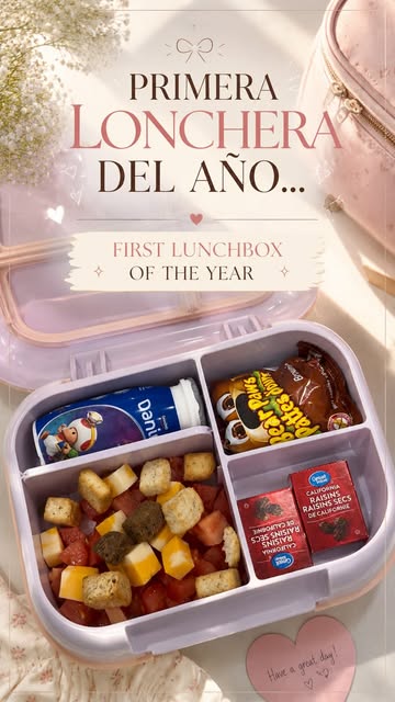 First lunchbox of the year ✨!!! Un nuevo año escolar, nuevas aventuras y una mamá detrás preparando cada detalle con...