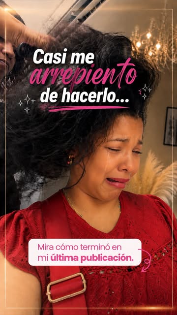 Hace 4 años no me arreglaba el cabello en mi país… y hoy, por fin, pude hacerlo. 🤍 No es solo un cambio de cabello,...