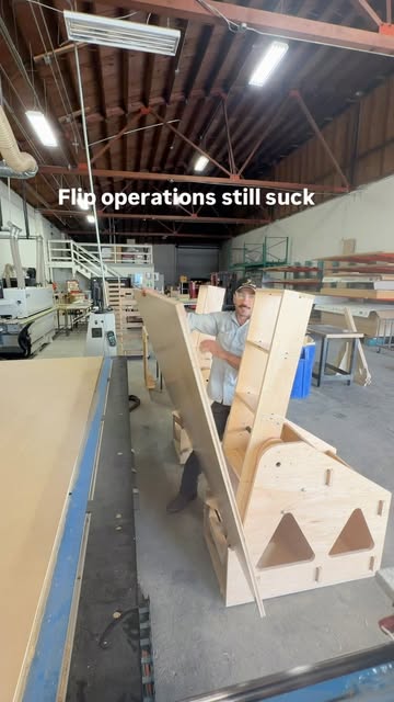 I used to hate flip operations, I still do, they’re just a little more fun now. Comment “plans” if you want a link. #...