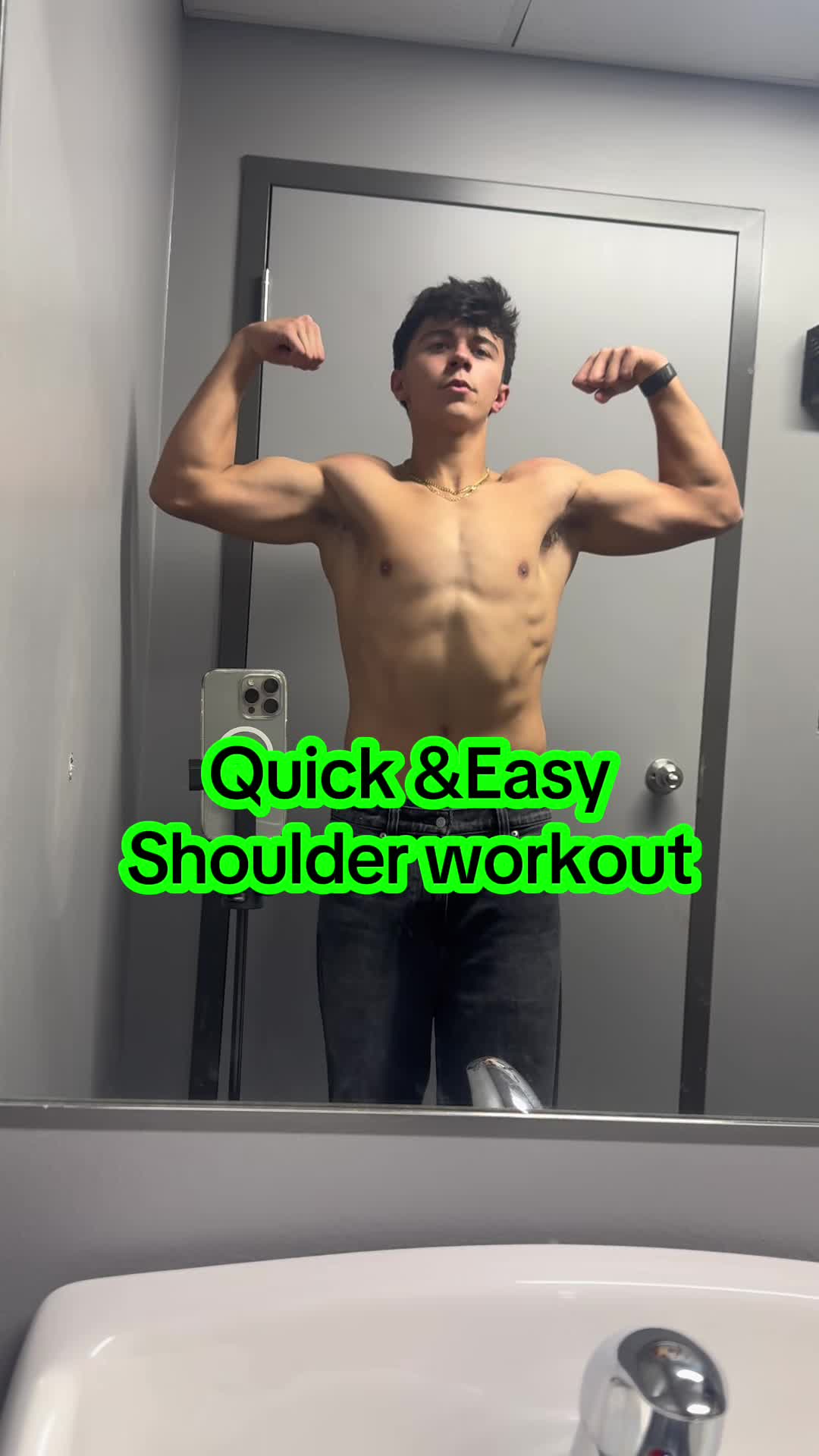 Try this shoulder workout… #gym #fyp #foryoupage #shoulder #gymtok