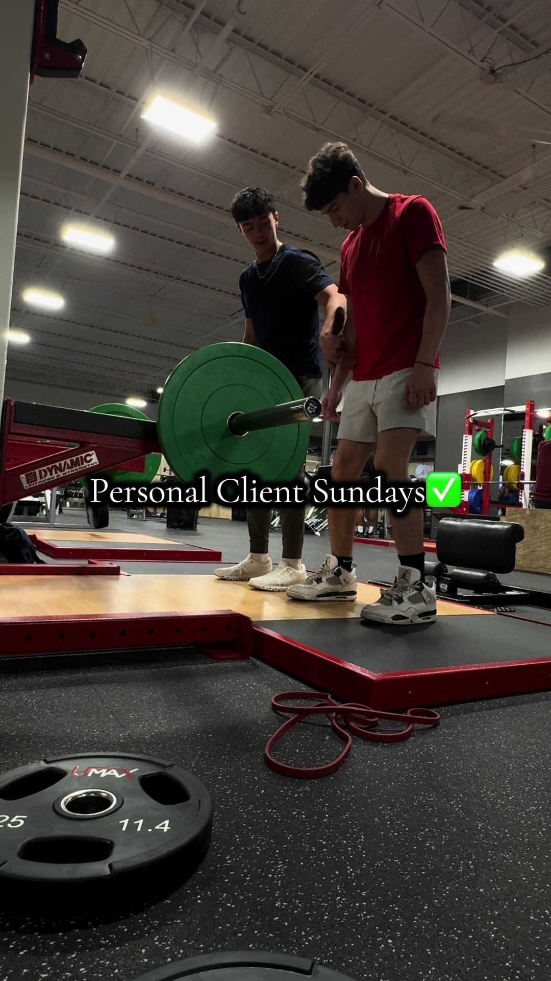 Back & biceps with my client today 💪 Every workout is customized to his goals, not copied from the internet. Consist...