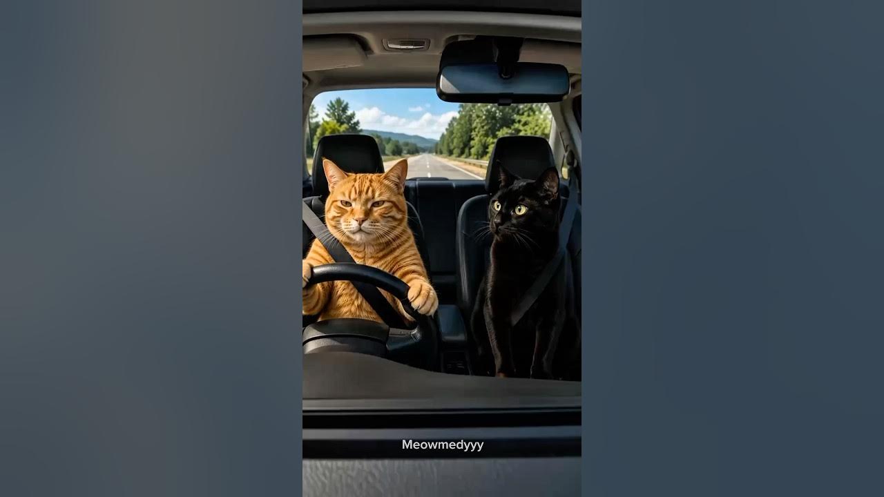 He said, “It’ll be fine.” 💀 Seconds later… ☁️😭😂 #funnycats #catchaos #ai #funnyanimals #shorts #viralshorts #orang...