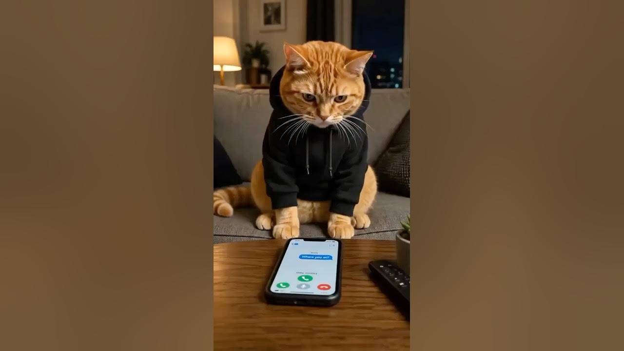 He sent one simple text… “Where you at?” 😭📱 Three hours later, still no reply—and this cat was DONE waiting. 😾💀 W...