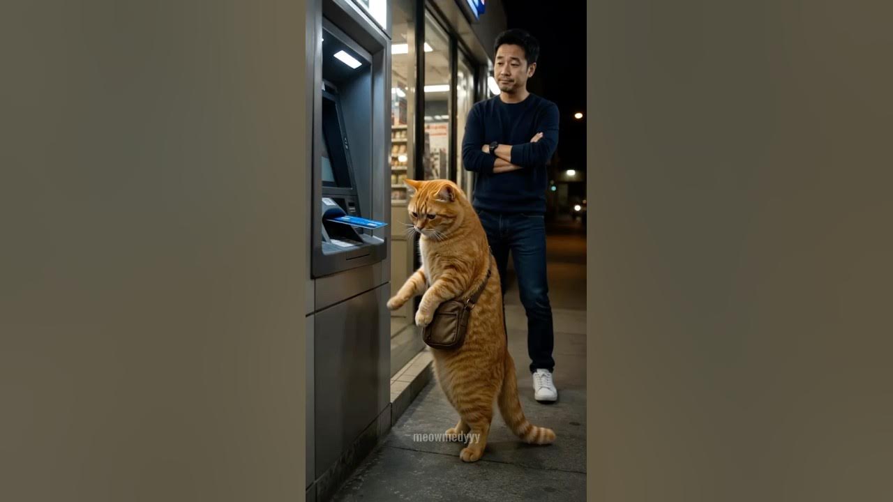 All he wanted was some cash… but the ATM had other plans. 😂 Declined once ❌ Tried again 💳 Got offended 😾 Kicked th...