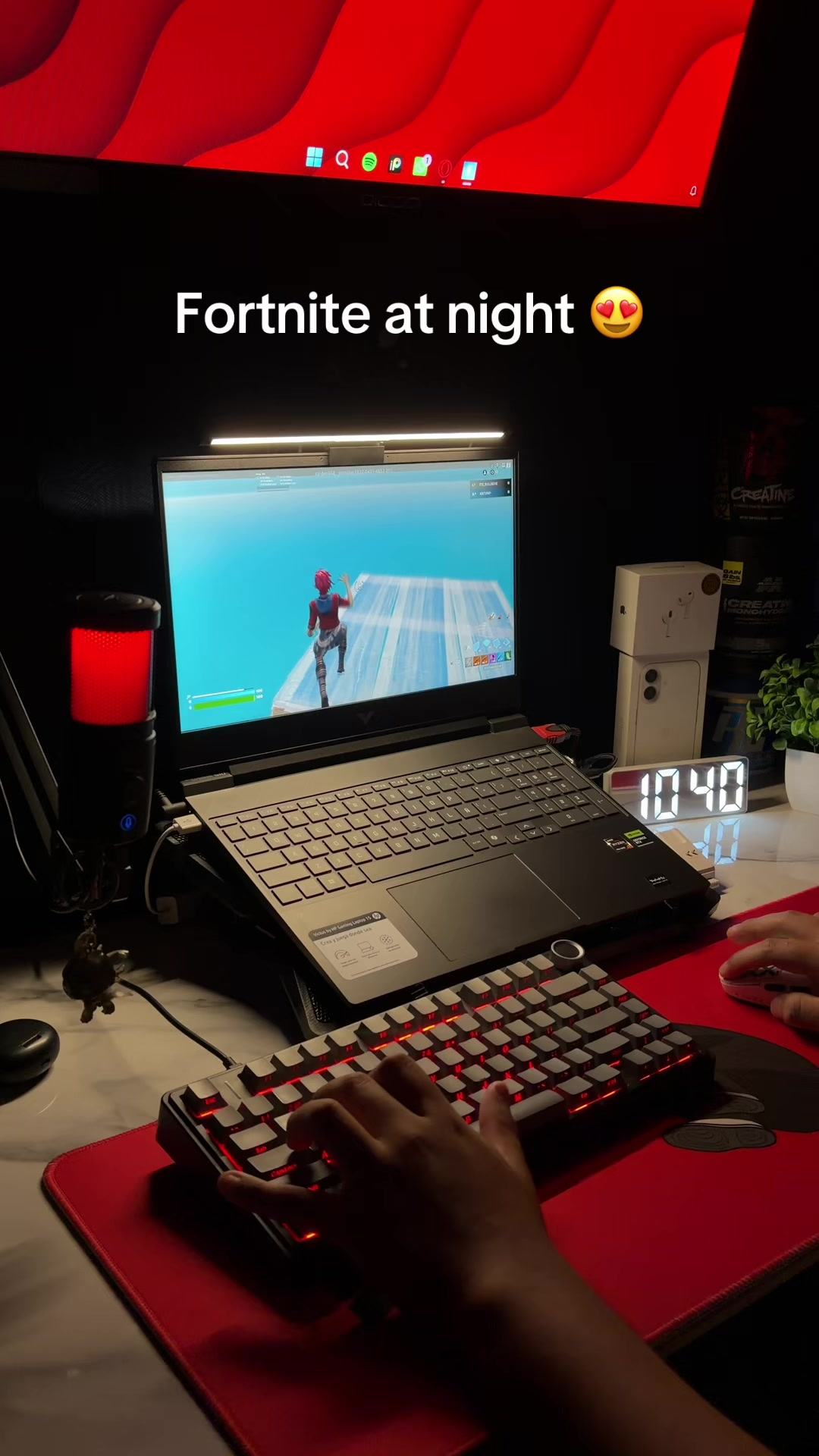 Setup Laptop ✨ #hpvictus15 #laptop #pcgaming #techtok #gaming