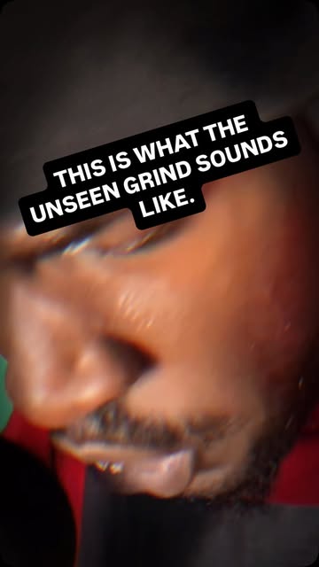 The part nobody sees. The work. The repetition. The pressure. The progress. UNSEEN GRIND. 🖤 #UnseenGrind #Independen...