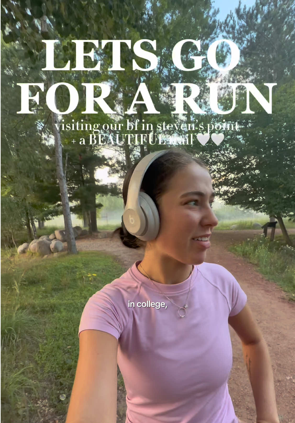i LOVED this run! #runningcommunity #runnergirl #stevenspoint #wisconsin #trailrunning