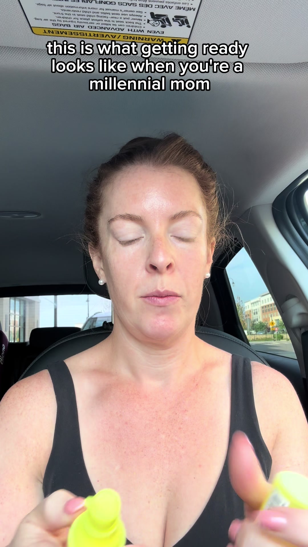 When you’re a working mom and the only time you can actually get ready is sitting in the parking lot. At this point,...