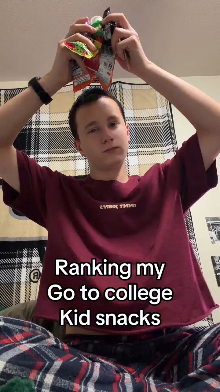 Ranking college kid snacks