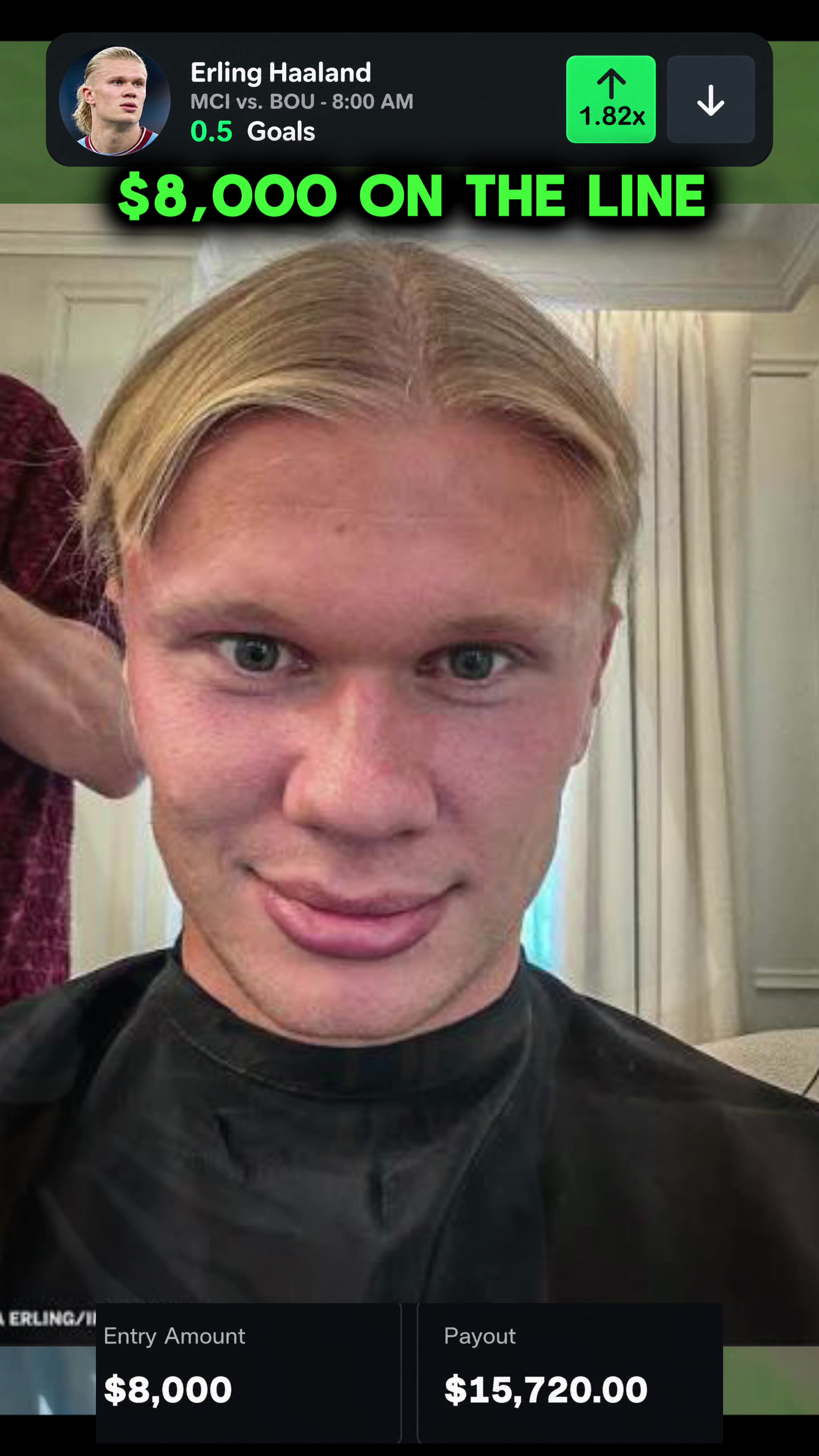HAALAND HAIRCUT?? #sports #soccer #football #react #messi