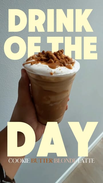 Iced Cookie Butter Blonde Latte☕️🧊 | Thank you aunty for the rec-hehe!! @jmkatoa95 😝 What drink should make next??...