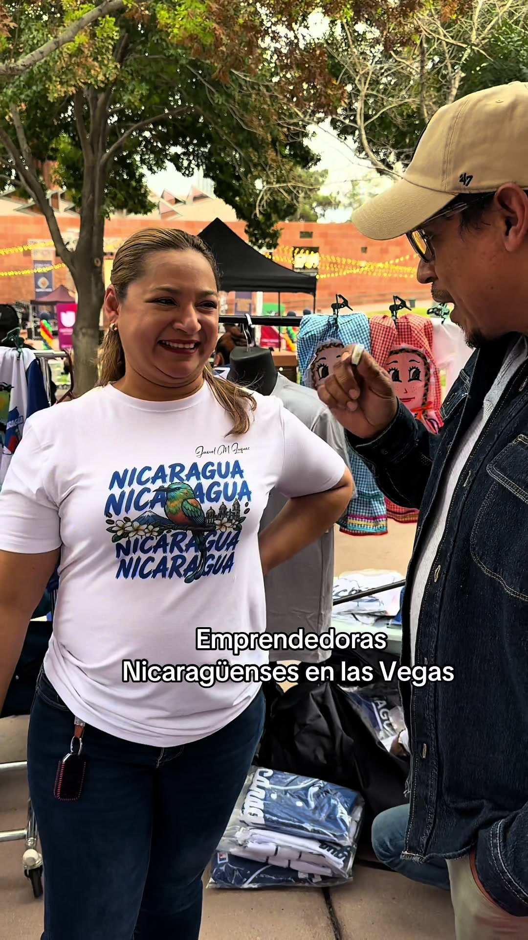 💙🤍💙 Esto es lo que hace un nica emprendedor cuando lleva la patria en el corazón 🇳🇮 Visitamos el puesto de **Art...
