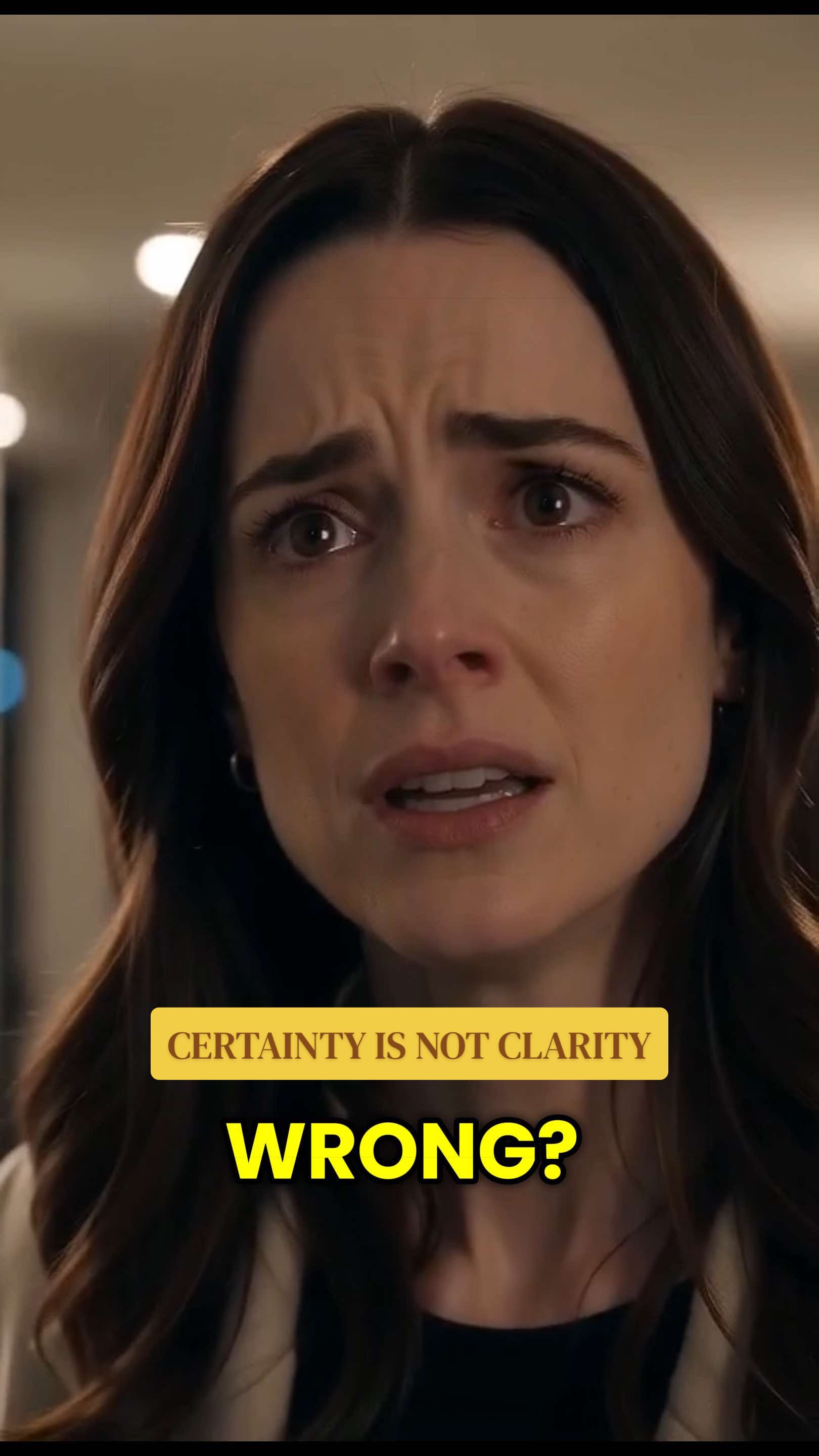 CERTAINTY IS NOT CLARITY | The INFJ Lens You can know enough to make a decision and still feel afraid. That does not...