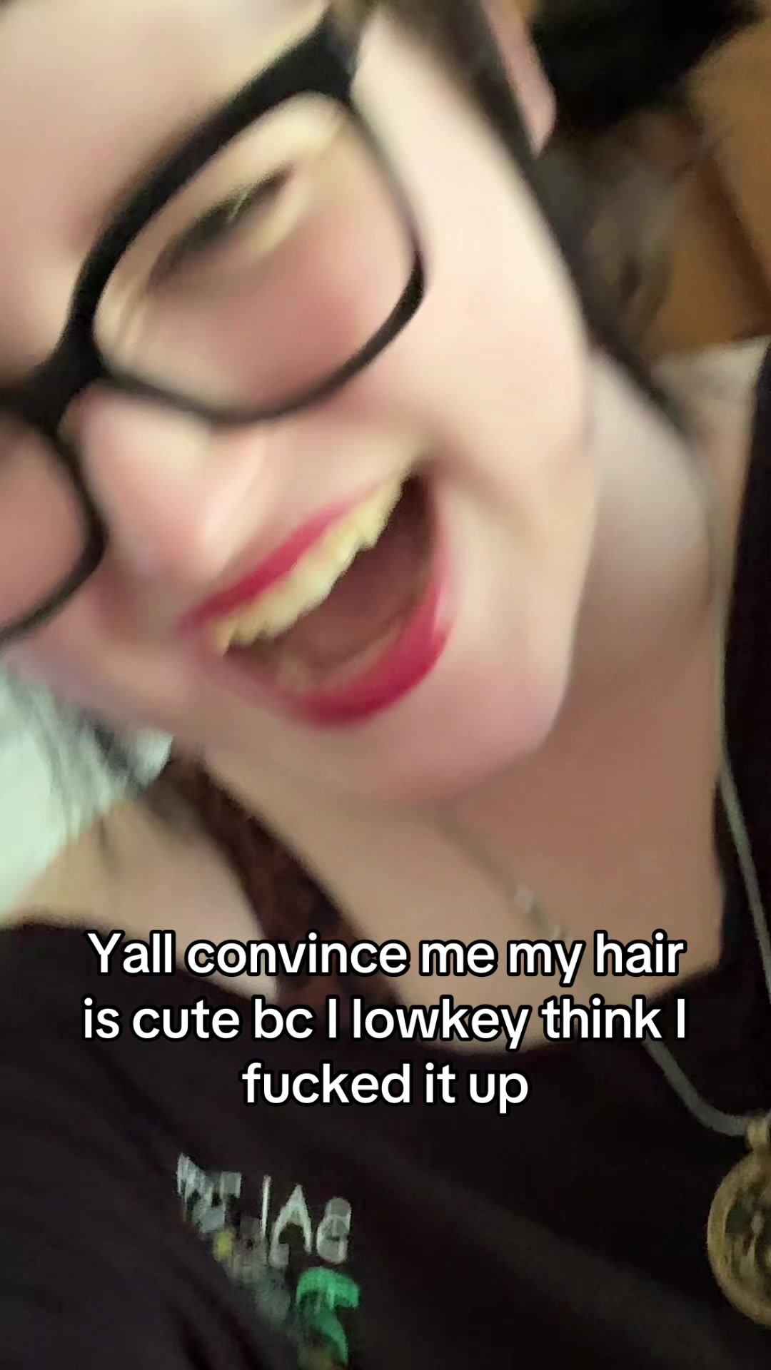 Yall convince me PLEASEEEEEEE #goth #gamer #haircut #fyp #microbangs