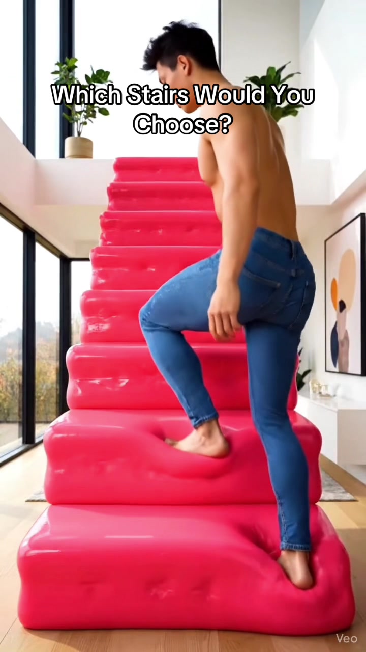 Which stairs would you choose?🤔 Jelly stairs, Bubblegum Stairs, Slime Stairs, Play-Doh Stairs, Gummy Bear Stairs, Ma...