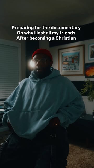 Preparing for the Netflix documentary on why I lost all my friends after becoming a Christian 🫠☦️
