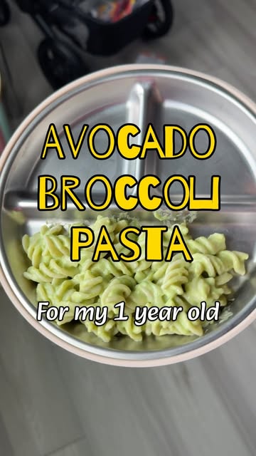 Try this creamy brocolli avocado pasta for your little one.. For pasta you can use any type, I used Brown rice pasta....