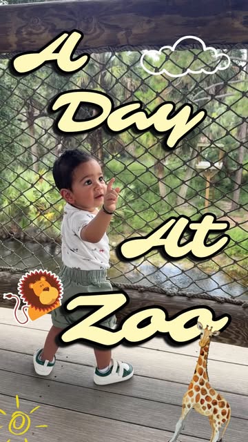From feeding giraffes to running from the rain—this zoo trip had a little bit of everything. 🦒☔️💚 @uppababy @brevar...