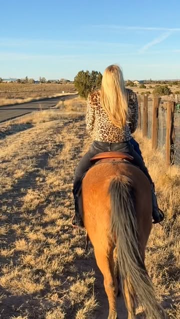 Horseback Riding in Santa Fe, New Mexico🐴 SpecialThank you to Mortenson’s Movie Ranch for an amazing experience! #ho...