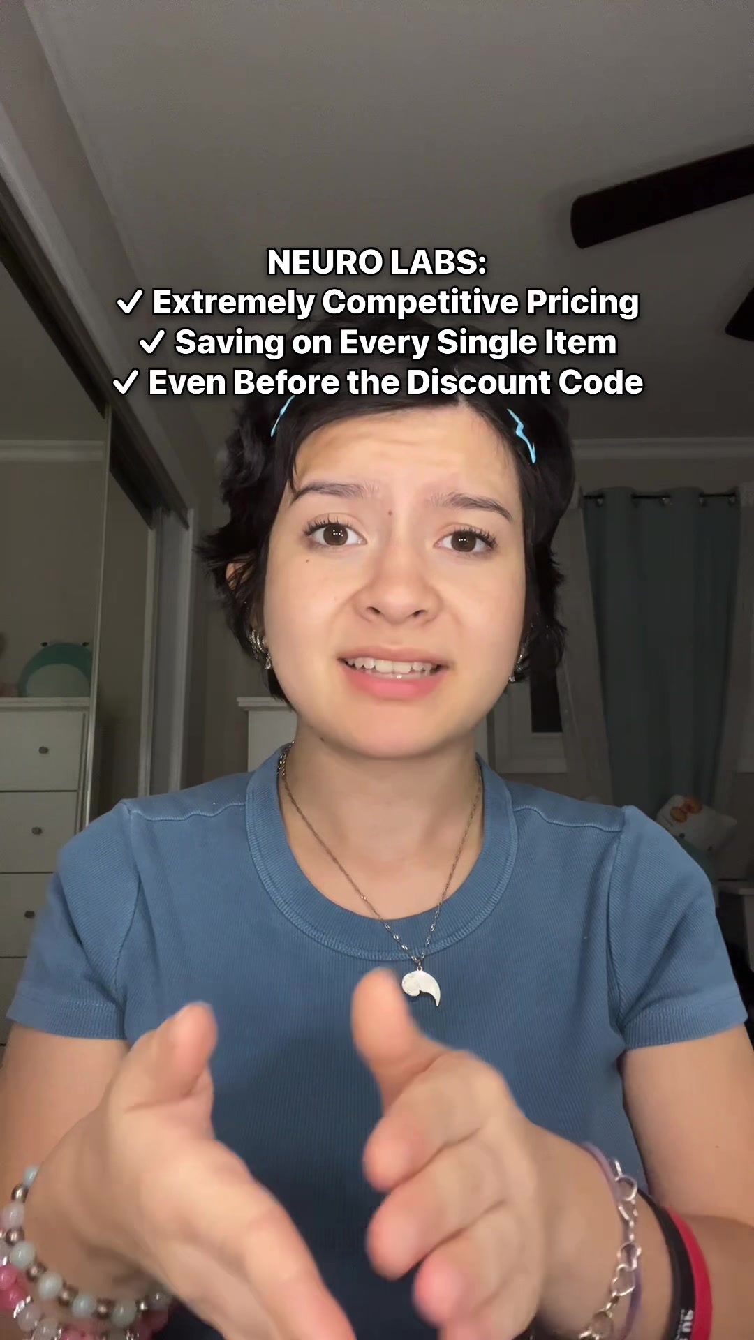 When I priced out the exact same products at Neuro Labs, I was saving on every single item — before the discount code...