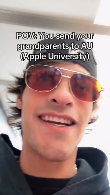 Send your grandparents to Apple University today! 🤣 #instagram #reels #apple #college #trending